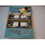 VINTAGE TOYS: A pair of RAF Vosper Crash Tenders in original VICTORY INDUSTRIES Boxes - both