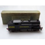 OO GAUGE MODEL RAILWAYS: A HORNBY DUBLO Class N2 steam tank locomotive: 3-rail, repainted in