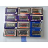 OO GAUGE MODEL RAILWAYS: A mixed group of DAPOL wagons as lotted - VG/E in G/VG boxes (12) #20