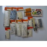 OO GAUGE MODEL RAILWAYS: A quantity of wagon and coach kits by K's- VG in mostly sealed packets (two