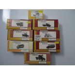 OO GAUGE MODEL RAILWAYS: A group of unbuilt white metal vehicle kits by SPRINGSIDE - contents