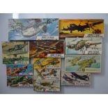 VINTAGE TOYS: A group of unbuilt AIRFIX 1:72 scale aircraft plastic kits - contents unchecked but