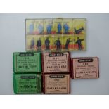 OO GAUGE MODEL RAILWAYS: A group of DINKY OO Gauge metal and plastic figures - comprising 1 x 050