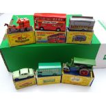 MATCHBOX: A group of boxed vehicles including early 1-75 series examples - as lotted - F/VG in F/G