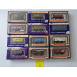 OO GAUGE MODEL RAILWAYS: A mixed group of DAPOL wagons as lotted - VG/E in G/VG boxes (12) #12