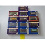 OO GAUGE MODEL RAILWAYS: A mixed group of DAPOL wagons as lotted - VG/E in G/VG boxes (13) #14