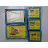 OO GAUGE MODEL RAILWAYS: A group of TRI-ANG 'Model-Land' unbuilt plastic building kits - VG in F/G