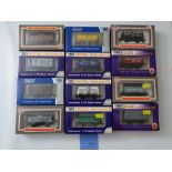 OO GAUGE MODEL RAILWAYS: A mixed group of DAPOL wagons as lotted - VG/E in G/VG boxes (12) #24