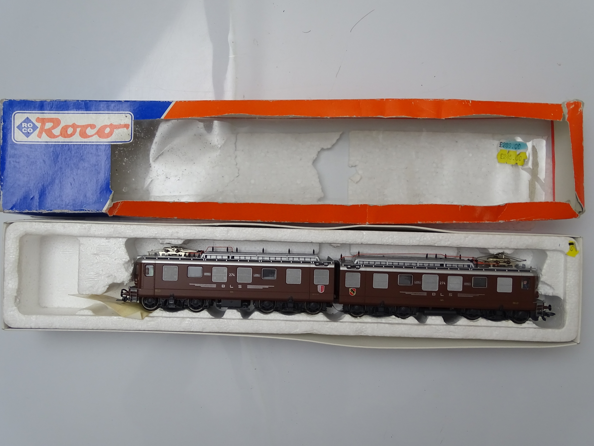 HO GAUGE MODEL RAILWAYS: A ROCO 69880 Swiss Outline 3 rail AC Ae8/8 Double Electric locomotive in