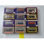 OO GAUGE MODEL RAILWAYS: A mixed group of DAPOL wagons as lotted - VG/E in G/VG boxes (12) #11