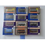 OO GAUGE MODEL RAILWAYS: A mixed group of DAPOL wagons as lotted - VG/E in G/VG boxes (12) #23