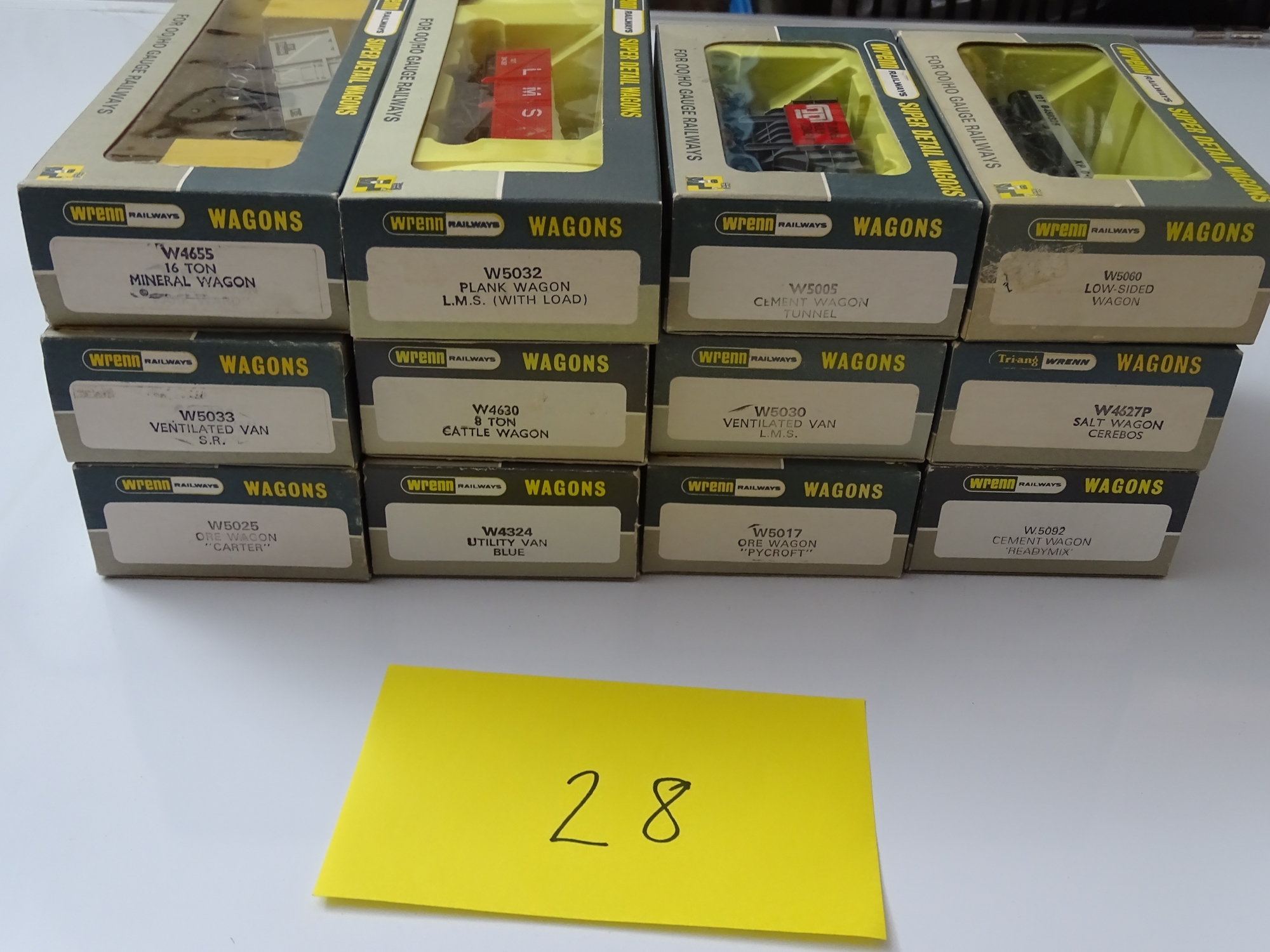 OO GAUGE MODEL RAILWAYS: A mixed group of WRENN wagons as lotted - VG/E in G/VG boxes (12) #28 - Bild 2 aus 2