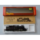 OO GAUGE MODEL RAILWAYS: A HORNBY R088 Class 4P steam locomotive in LMS black livery numbered 2345 -