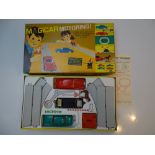 VINTAGE TOYS: A WRENN 'Go Magicar' MG1 Motoring Set - complete apart from one road sign - VG in VG