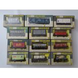 OO GAUGE MODEL RAILWAYS: A mixed group of WRENN wagons as lotted - VG/E in G/VG boxes (12) #16