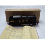 OO GAUGE MODEL RAILWAYS: A HORNBY DUBLO Class N2 steam tank locomotive: 3-rail, in LMS black