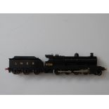 OO GAUGE MODEL RAILWAYS: A kit built white metal and brass LNER Class O4 steam locomotive in LNER