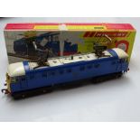 OO GAUGE MODEL RAILWAYS: A HORNBY DUBLO 2-rail 2245 Class AL1 electric locomotive in BR blue