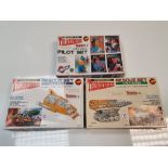 VINTAGE TOYS: A group of vintage plastic model kits by IMAI comprising: THUNDERBIRDS 4, THE MOLE and
