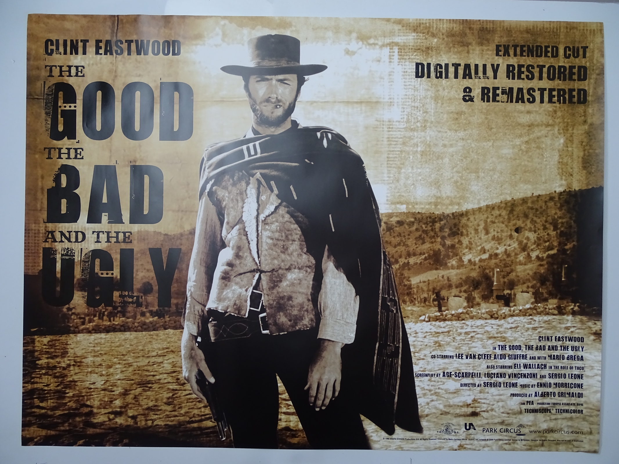 THE GOOD, THE BAD & THE UGLY (2008 Release) - UK Quad Film Poster