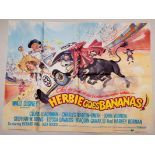 WALT DISNEY: HERBIE GOES BANANAS & THE LOVE BUG / GUNS IN THE HEATHER (Double Bill) (1980's) - 2 x