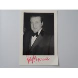 AUTOGRAPH: PATRICK MACNEE - this has been independently authenticated and comes with an Excalibur