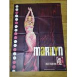 MARILYN (1963 - 1982 re-release French Grande Film Poster 47" x 63" - for the Harold Medford