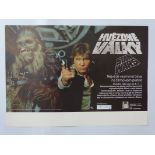 STAR WARS: CZECH 'A NEW HOPE' (1991 first release) - (11.5" X 8.25" - landscape) flat