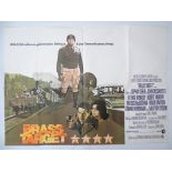 BRASS TARGET (1978) UK Quad film poster 30" x 40" (76 x 101.5 cm) (30" x 40") featuring stunning