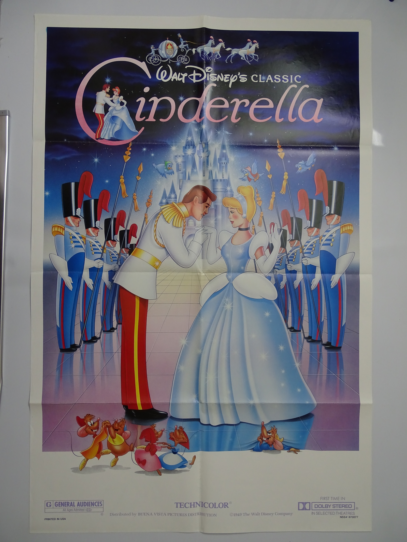 WALT DISNEY: A selection of modern release folded UK Quad and International One Sheet movie