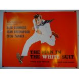 THE MAN IN THE WHITE SUIT (1951) (1980s re-release) Ealing Studios science fiction comedy starring