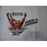 ESCAPE TO VICTORY (1981) - UK Quad film poster 30" x 40" (76 x 101.5 cm) (30" x 40") (MICHAEL