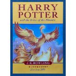 HARRY POTTER AND THE ORDER OF THE PHOENIX (2003) - Publishers (Bloomsbury) promotional advertising