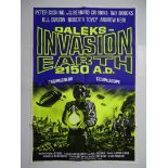 DALEKS: INVASION EARTH 2150 AD(1966) - Later release - British One Sheet Film Poster (27” x 40” –