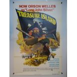 TREASURE ISLAND (1972) - One Sheet Film poster (27” x 40” – 68.5 x 101.5 cm) fantastic artwork of