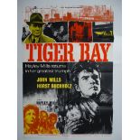 TIGER BAY (1959) (1960s release) UK One Sheet movie poster (27” x 40” – 68.5 x 101.5 cm)