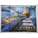 THE BLACK HOLE (1979) - British UK Quad - WALT DISNEY'S Star Wars inspired 'live action' space
