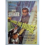 ACROSS THE BRIDGE (1957) - US One Sheet Film Poster (27” x 40” – 68.5 x 101.5 cm) - Very Fine plus -