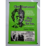 PLAY MISTY FOR ME (1971) - DOUBLE CROWN The directorial debut for CLINT EASTWOOD in which he also