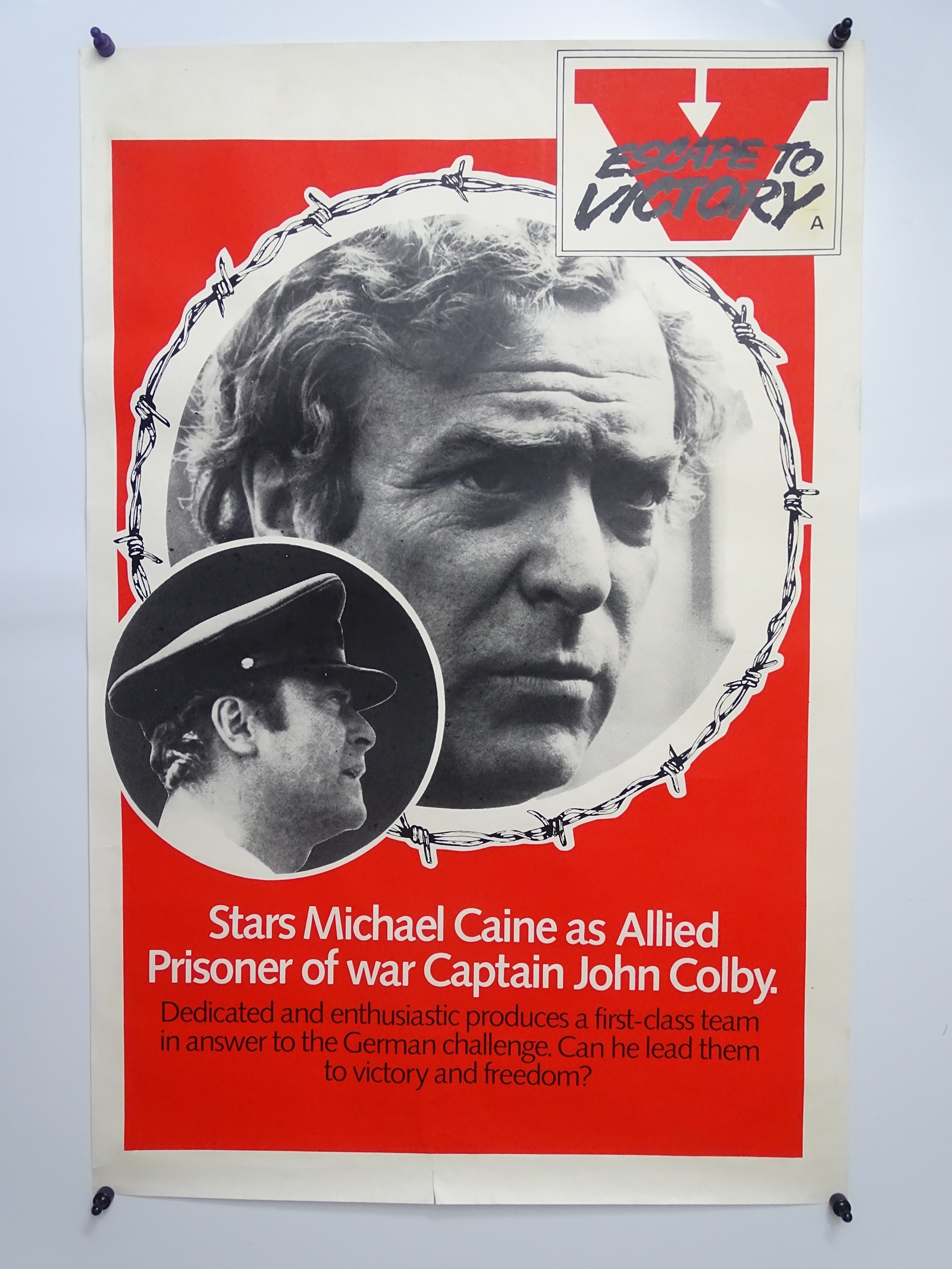 ESCAPE TO VICTORY (1981) 2 x Marler Hayley Double Crown Film Posters - for this classic film