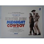 MIDNIGHT COWBOY (1969) - (2019 BFI PARK CIRCUS 50TH ANNIVERSARY RELEASE) UK Quad film poster 30" x