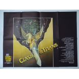 A GROUP OF SCI-FI / FANTASY FILM UK Quad film posters to include: CLASH OF THE TITANS (1981),