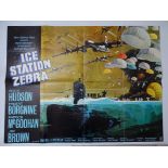ICE STATION ZEBRA (1968) - First release with full Bob MCCALL illustration UK Quad film poster 30" x