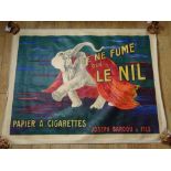 FRENCH ADVERTISING POSTER (1912) - Art by Italian artist LEONETTO CAPPIELLO - 'LE NIL' cigarette