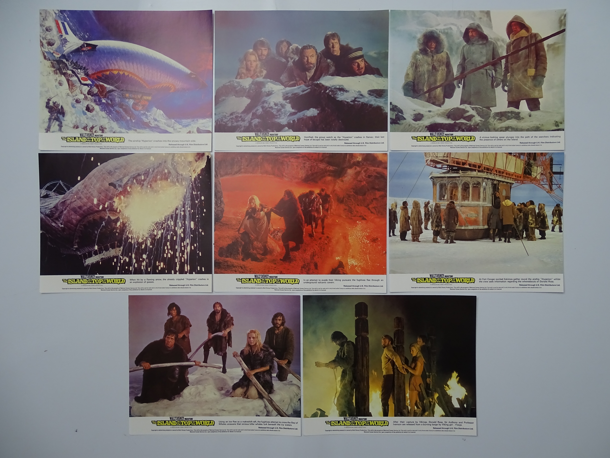 ISLAND AT THE TOP OF THE WORLD LOT (1974) - (3 in Lot) - 2 x UK Quad Film Posters -'Vikings' & " - Image 3 of 3