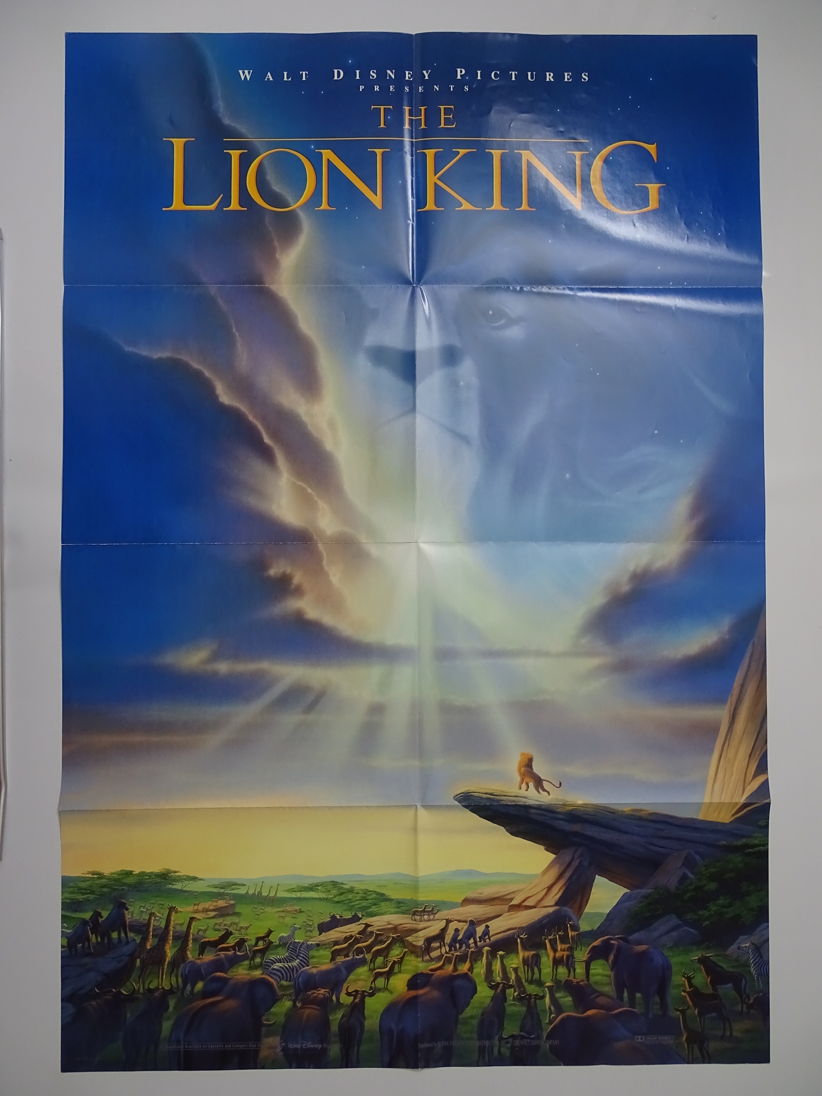 WALT DISNEY: A selection of modern release folded UK Quad and International One Sheet movie - Image 7 of 7