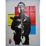 MUSIC: ELVIS COSTELLO - A fold out concert merchandise brochure / poster from the Armed Forces