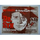 DR SYN (1963) (alias the Scarecrow) - re release UK Quad (30" x 40" - 76 x 101.5 cm) - Folded - Very