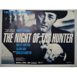 NIGHT OF THE HUNTER (1999 BFI Release) - British UK Quad film poster - ROBERT MITCHUM - (30" x 40" -