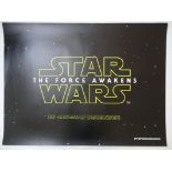 STAR WARS: THE FORCE AWAKENS (2015) UK Quad Film Posters - Advance and Main designs (small nicks